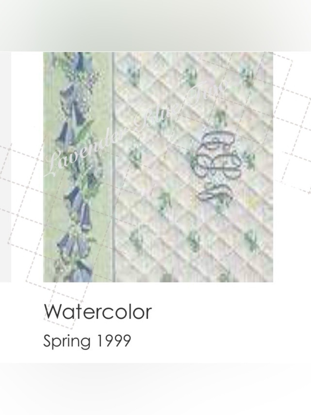 Vintage VERA BRADLEY Watercolor 1999 Mimi Flap Backpack Pastel. Green Floral - Picture 13 of 13
